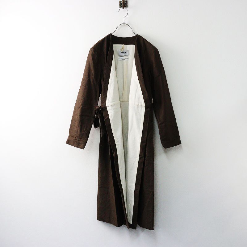 美品 定価4.3万 ヤエカ YAECA WRITE 99503 WRAP COAT ラップコート S  