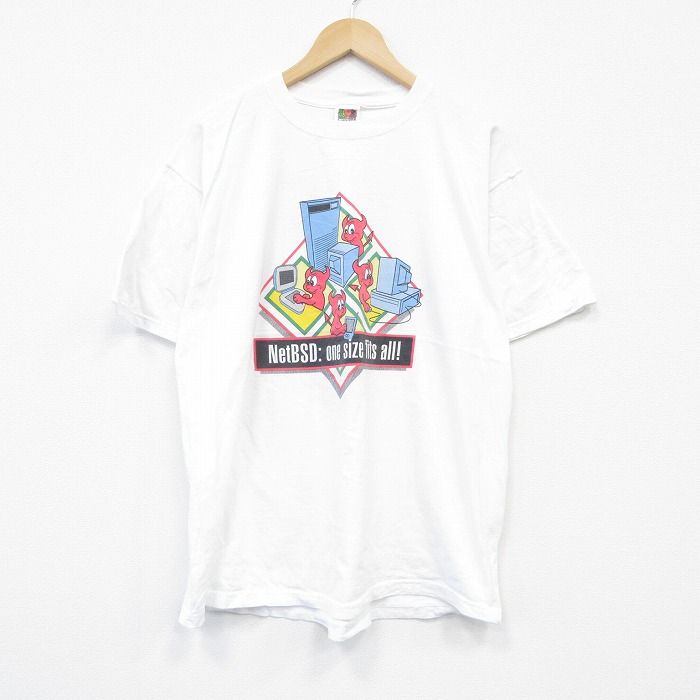 メンズTシャツＬビンテージ XL/古着 フルーツオブザルーム 半袖 ビンテージ Tシャツ メンズ