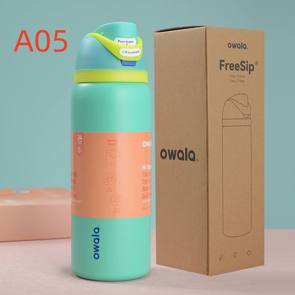 新品!未使用 owala 水筒 32oz 漏れ防止 断熱 ストロー内蔵 10色