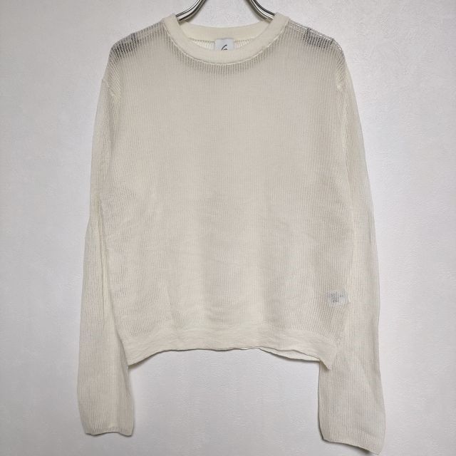 ROKU 6 BEAUTY&YOUTH SUKE STRIPE CREW NECK PULLOVER 定価14300円 ニット アイボリー レディース  ロクビューティアンドユース【中古】4-0407M∞ - メルカリ