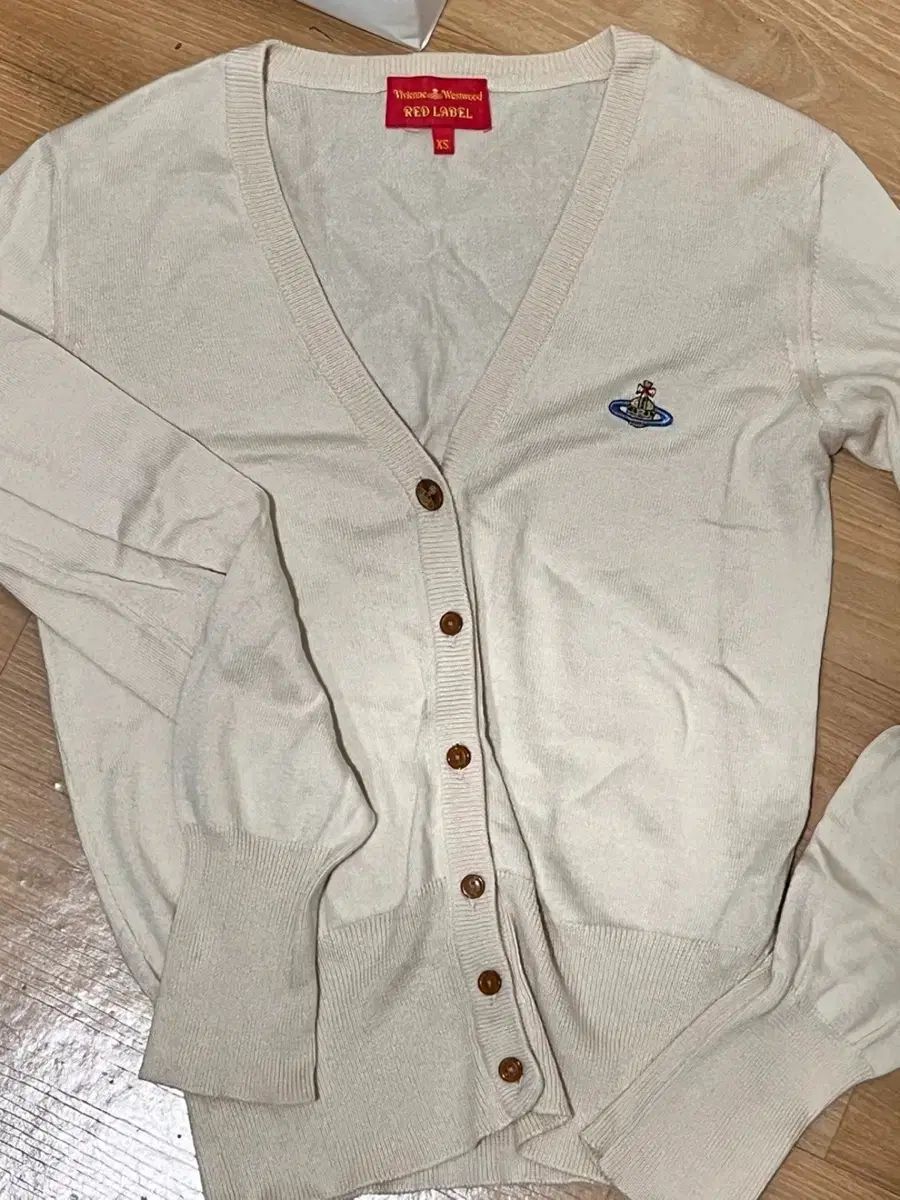 Vivienne Westwood ヴィヴィアン ウエストウッド レッドレーベル カーディガン アイボリー XS