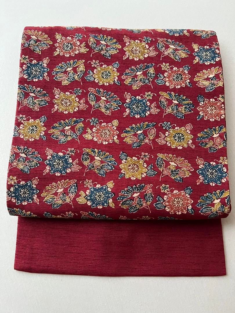 平和屋着物●爪掻き本綴れ　京都の和装業の老舗一門　千切屋　八寸名古屋帯　霞文　正絹　逸品　未使用　BAAU1852hv 平和屋着物○爪掻き本綴れ 京都の和装業の老舗一門 千切屋 八寸名古屋