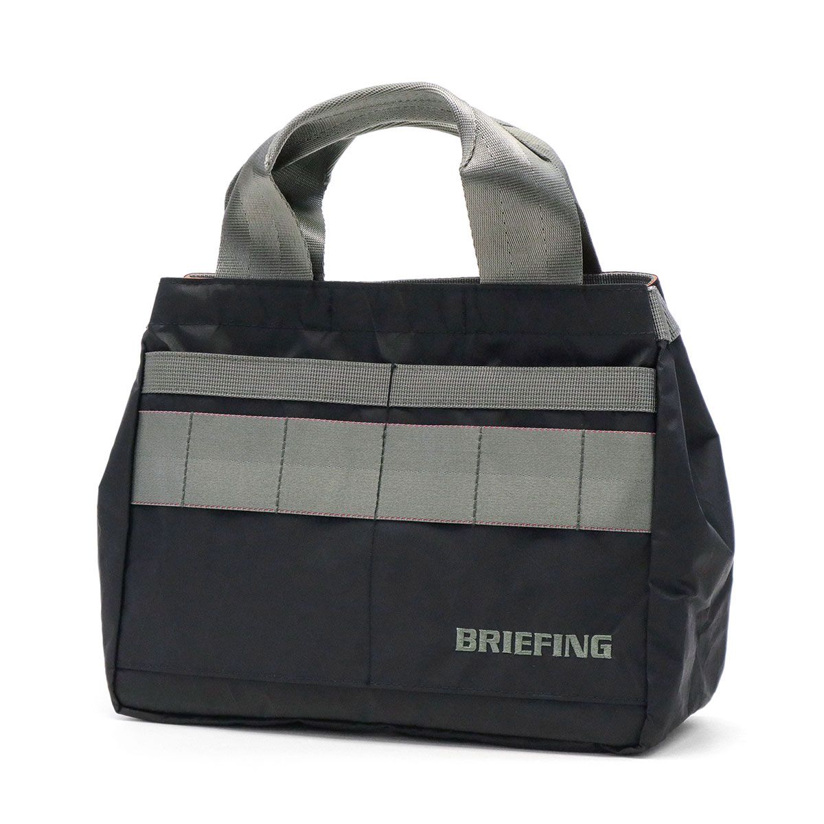 日本正規品 ブリーフィング ゴルフ トートバッグ BRIEFING GOLF MIL COLLECTION CART TOTE XP WOLF GRAY ゴルフバッグ 小さめ BRG223T31 ブラック(010)