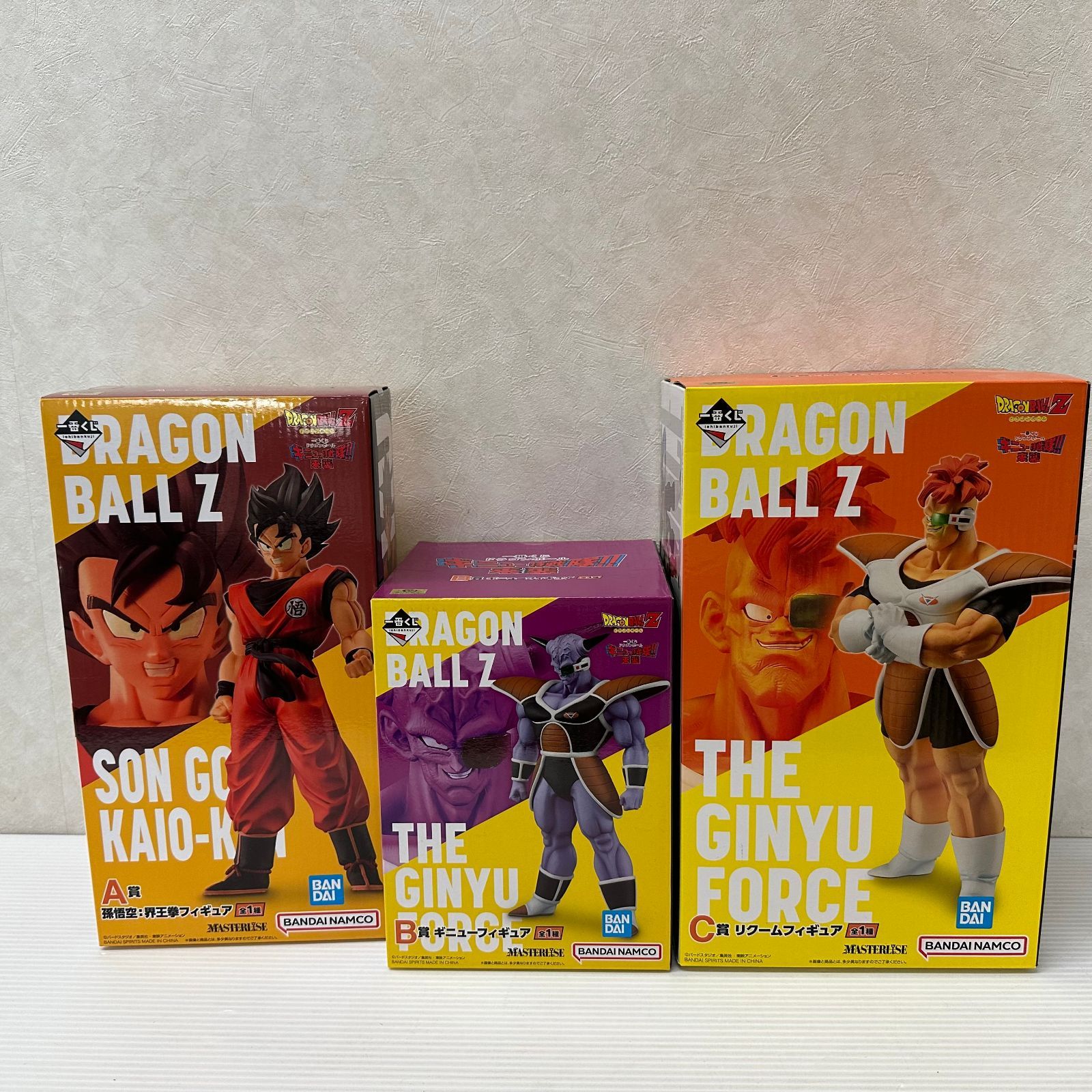 一番くじ ドラゴンボールZ ギニュー特戦隊 フィギュア A賞～F賞