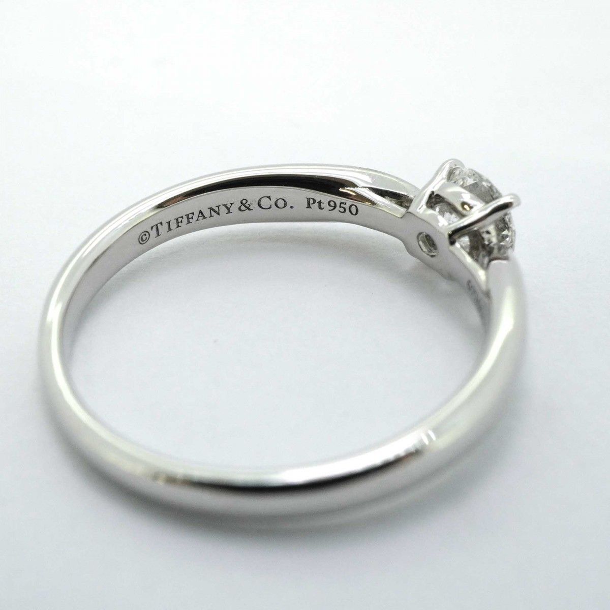 5jeb0239】ティファニー リング ハーモニー 1PD Pt950 プラチナ  