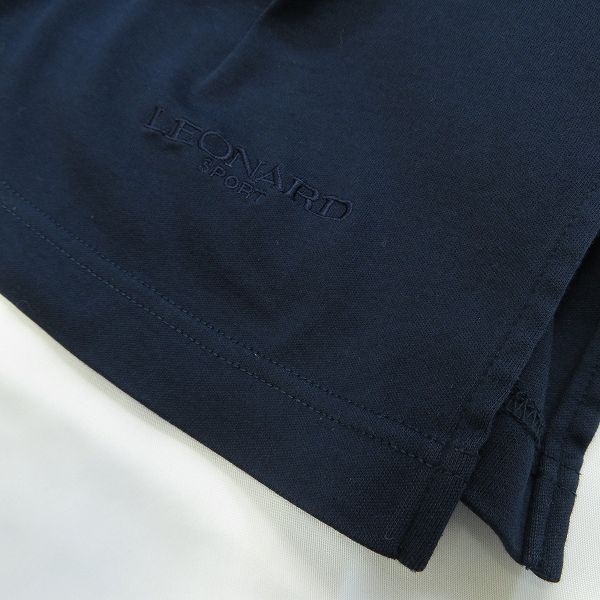 美品 LEONARD SPORT ポロシャツ ラインストーン 水色 44 美品 LEONARD SPORT ポロシャツ ラインストーン 水色 44 - メルカリ