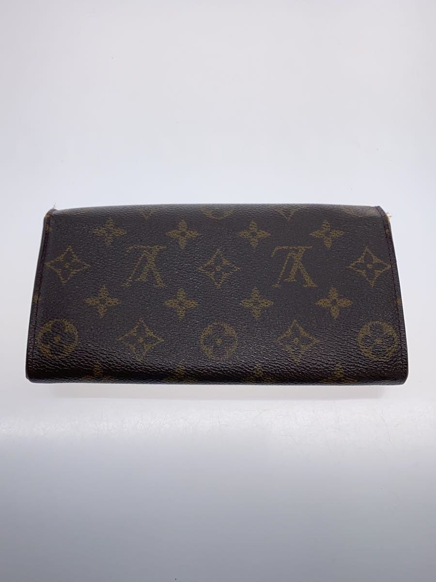 LOUIS VUITTON 2)ポシェット・ポルト・モネ・クレディ_モノグラム・キャンバス_BRW PVC ブラウン モノグラム レディ - メルカリ