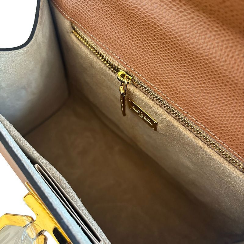 Loren leather handbag - Black - Carbotti
