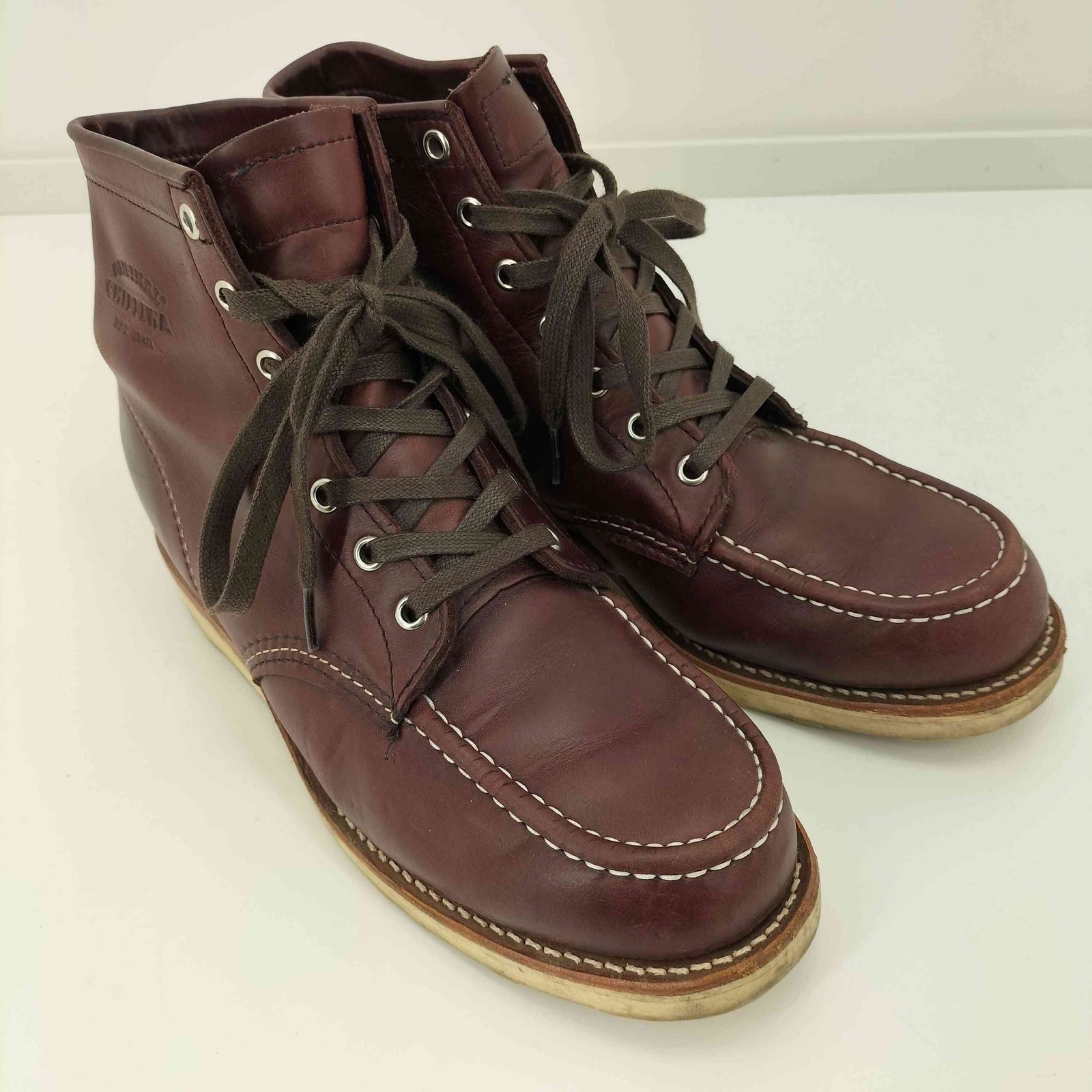 チペワ CHIPPEWA 6インチ レースアップ モックトゥブーツ メンズ 26