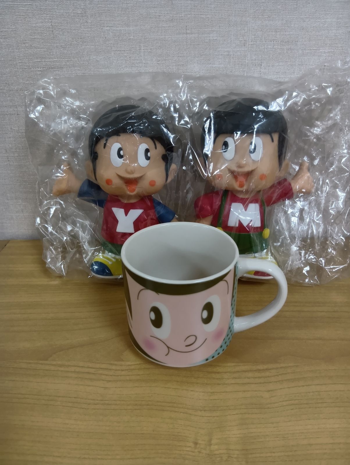 ヤン坊マー坊マグカップ&フィギュア貯金箱セット - メルカリ
