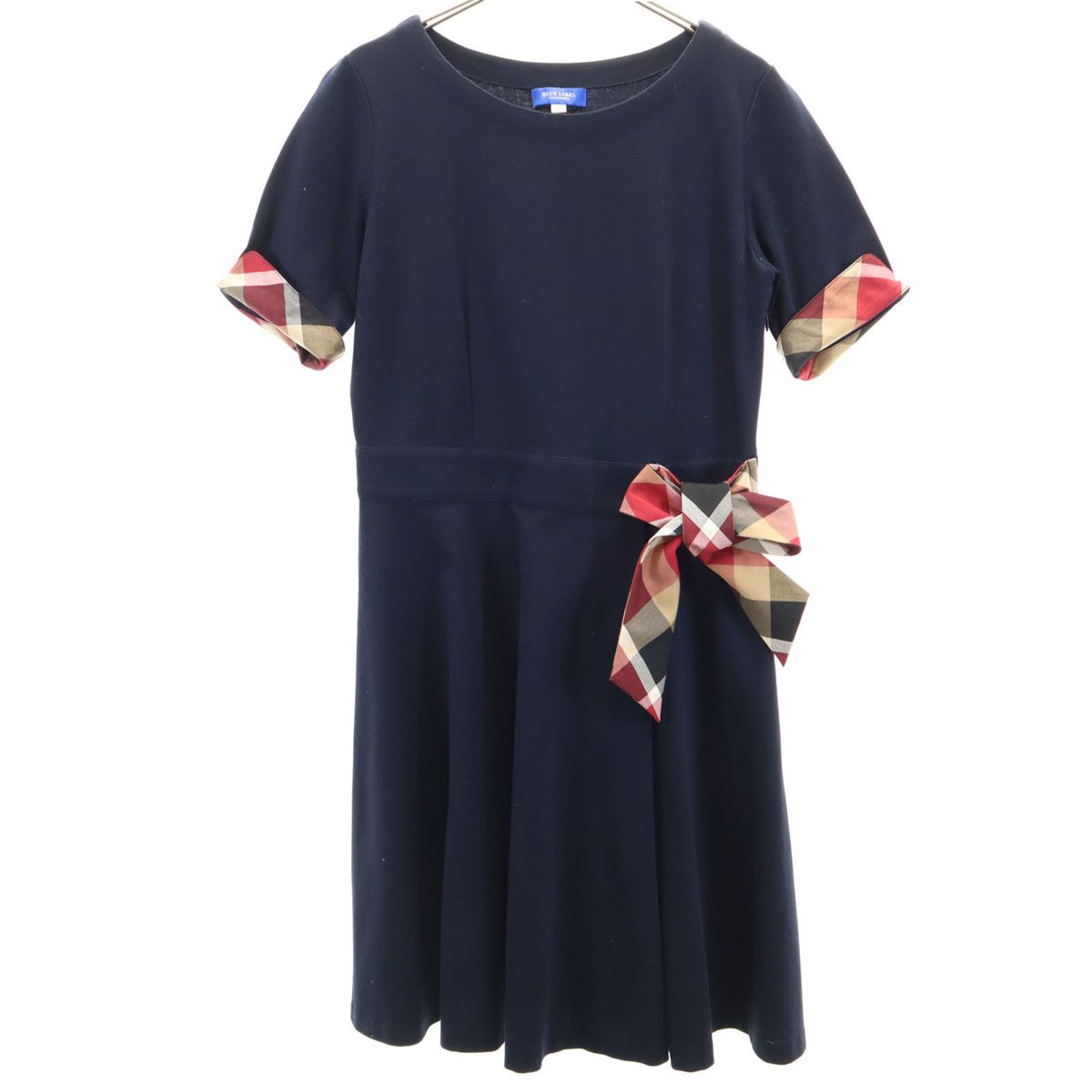 新品　ブルーレーベルクレストブリッジ　半袖ワンピース　38 バーバリー BLUE LABEL CRESTBRIDGE #snc ブルーレーベル クレストブリッジ