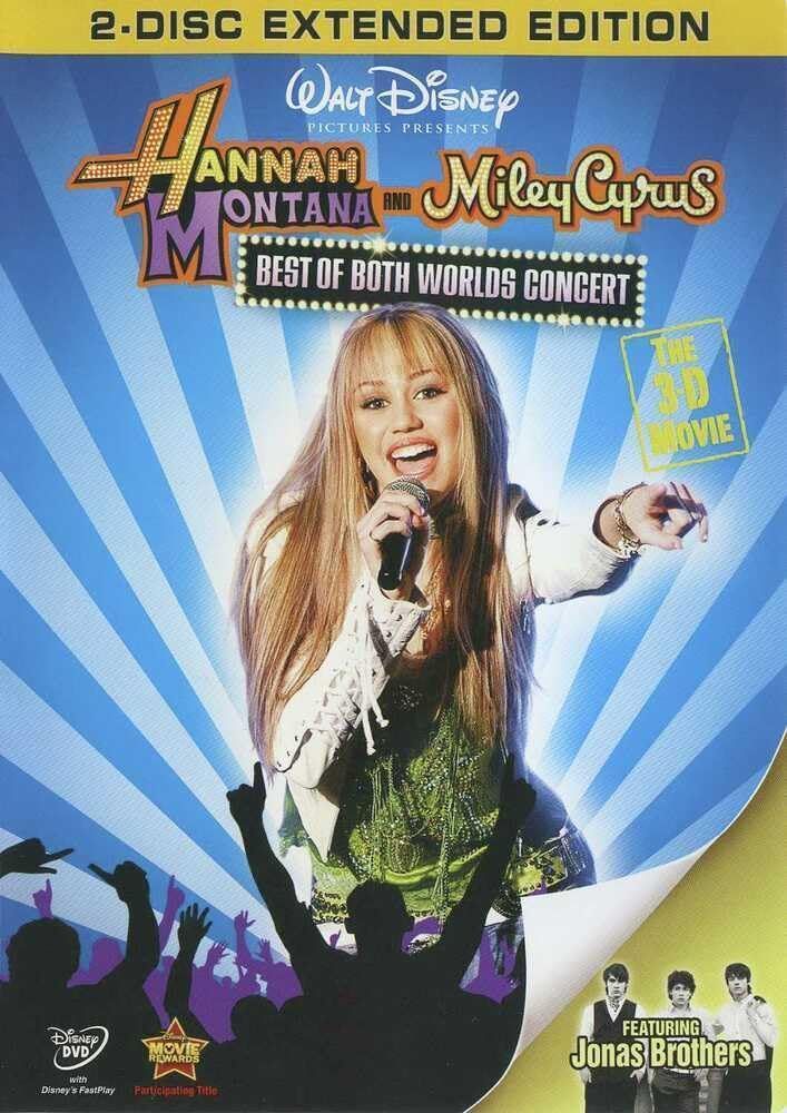 [Used] Best of Both Worlds Concert: The 3-D Movie (2pc) [DVD] (no band)