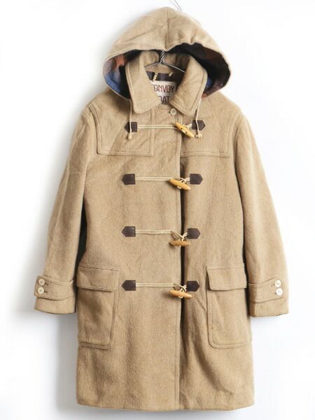 70s 西ドイツ製 ユーロ ビンテージ □ チェック ライナー 脱着 フード  