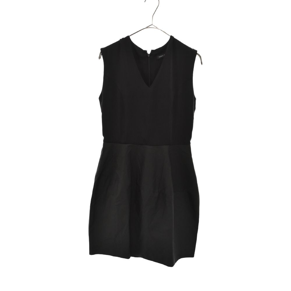 YOKOCHAN (ヨーコチャン) シンプルデザイン バックジップ ノースリーブ