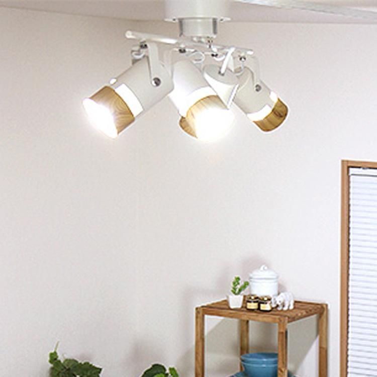 シーリングライト おしゃれ 照明器具 LED 6畳 リモコン付き 調光 調色 調光調温 ダイニング リビング 北欧 ライト 天井照明 電気 4灯 クアルド