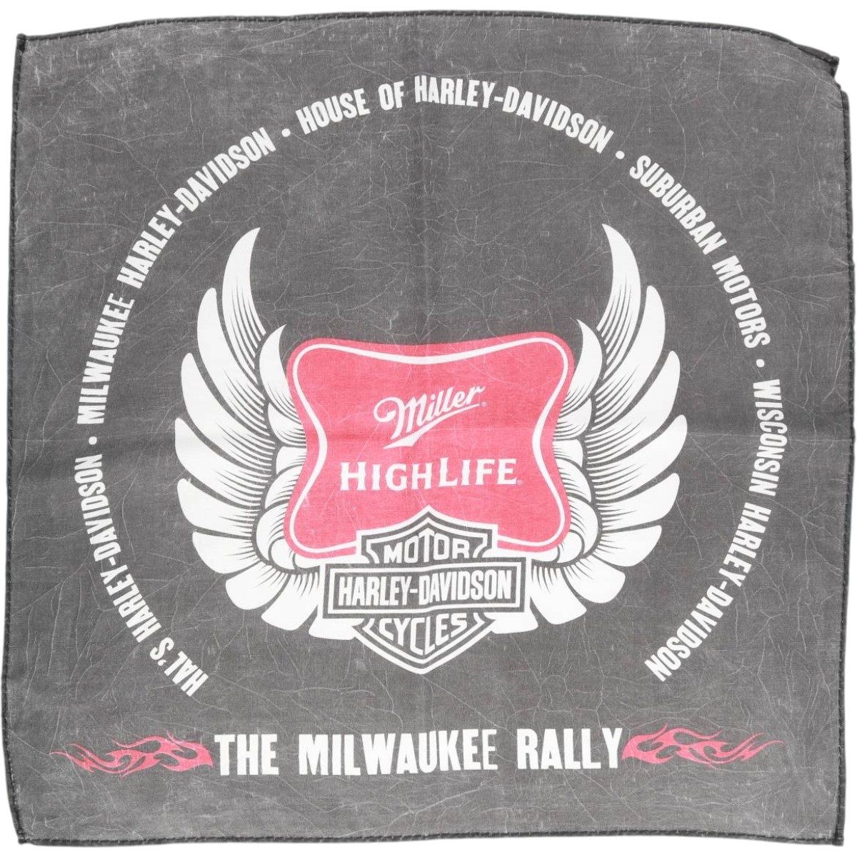 ハーレージャケット　90s PHase2 90s Vintage Flag Pattern Leather Jacket size L black