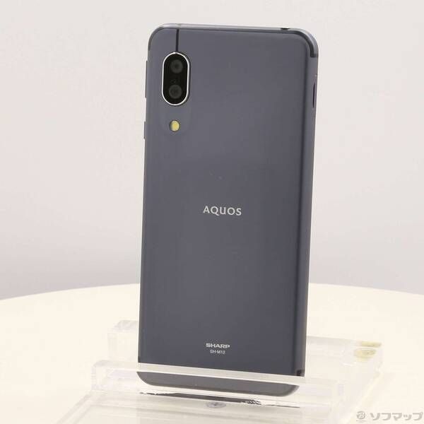 AQUOS sense3 SH-M12 SIMフリー 64G 黒 展示品〕 AQUOS sense3 64GB ブラック SH-M12 SIMフリー【269