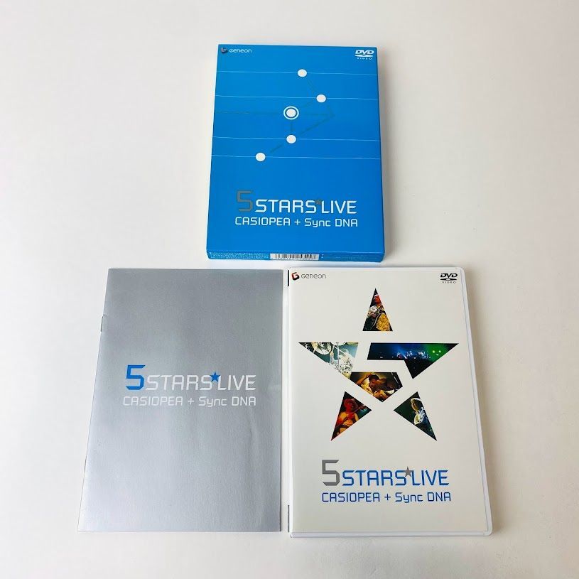 DVD 2枚組】CASIOPEA with Synchronized DNA / 5 STARS LIVE DVD 2枚組】CASIOPEA with Synchronized DNA / 5 STARS LIVE