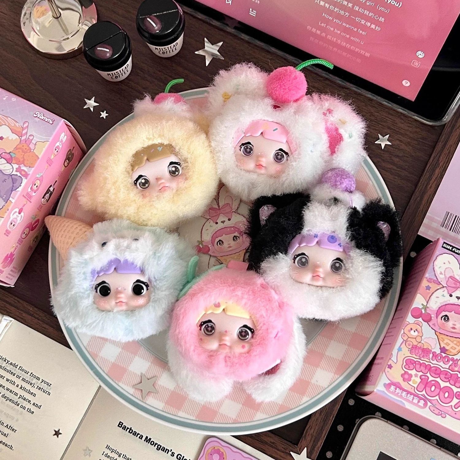 新品 Nommi 甘さ100% シリーズ ぬいぐるみストラップ ブラインド