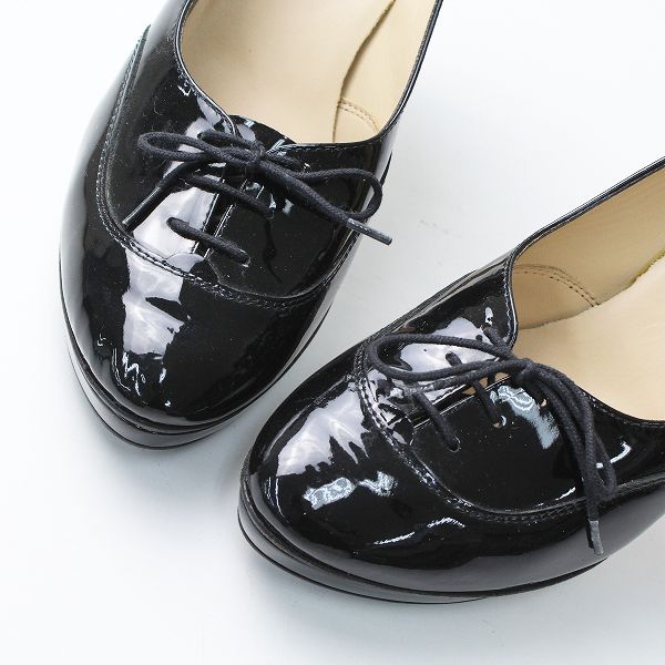 repetto レペット NICOL エナメル レースアップ パンプス 38.5 
