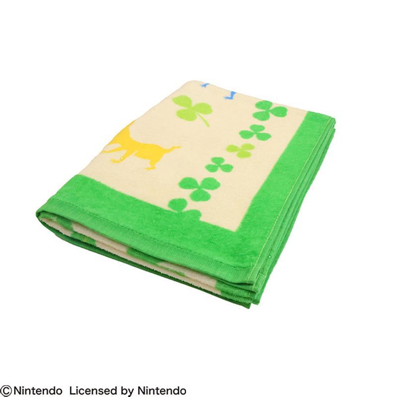 新品】ジュニアバスタオル ピクミン 40×110cm スポーツタオル