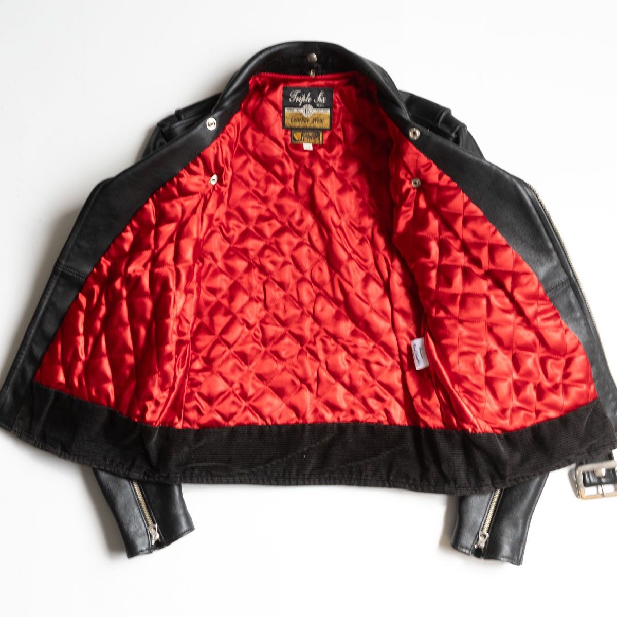 ライダース 雰囲気抜群】666 triple six【ワンスター ステアハイド ダブル