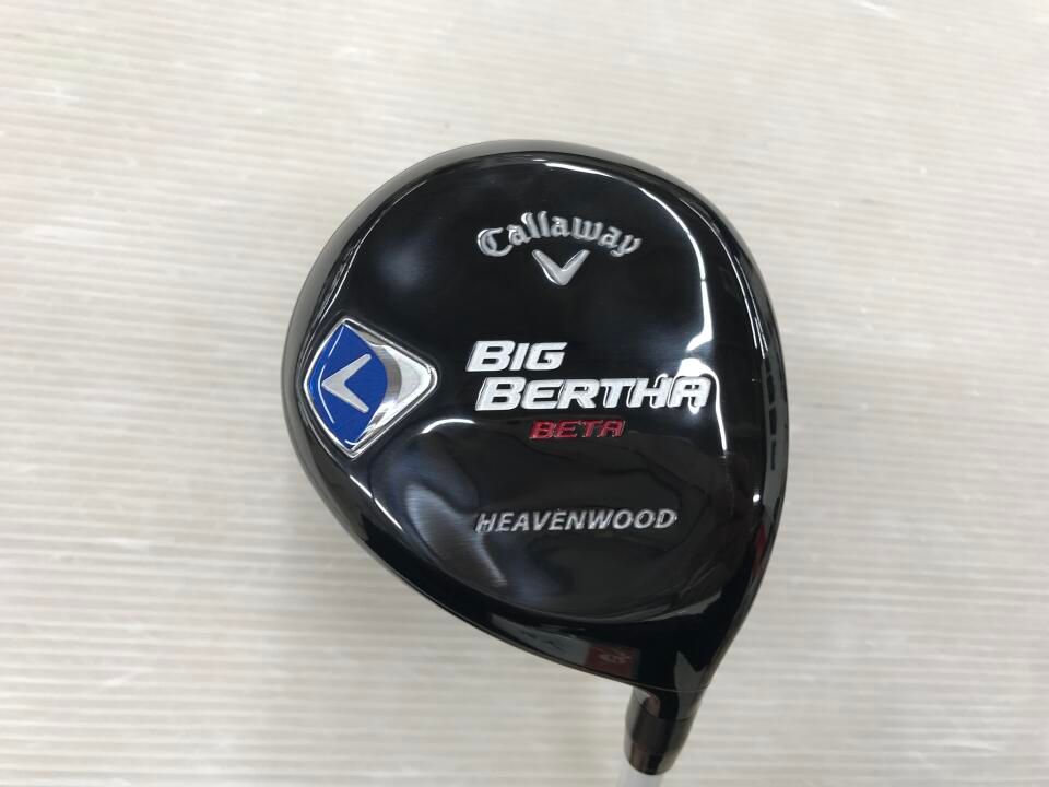 【即納】BIG BERTHA BETA | 20.5 | S | AIR Speeder for BIG BERTHA | 中古 | フェアウェイウッド | キャロウェイ