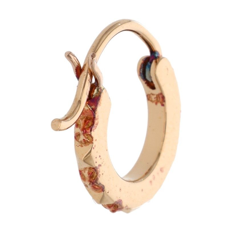 クロムハーツ 22K HOOP TFP TINY タイニーフープ ゴールドピアス