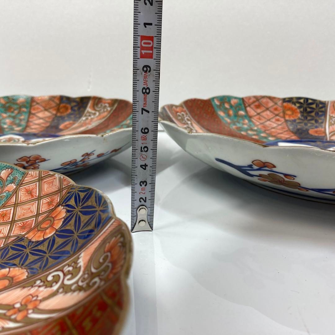 古伊万里　献上手　極彩色　菊割三ツ鉢　東Y5-0713②トヒサ 古伊万里 献上手 極彩色 菊割三ツ鉢 東Y5-0713②トヒサ - メルカリ