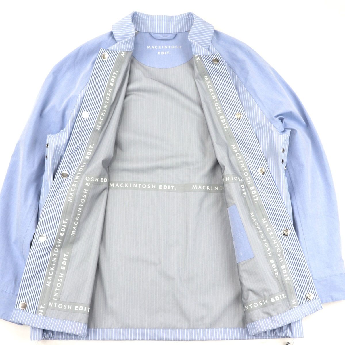 美品 マッキントッシュ EDIT. ストライプ コーチジャケット