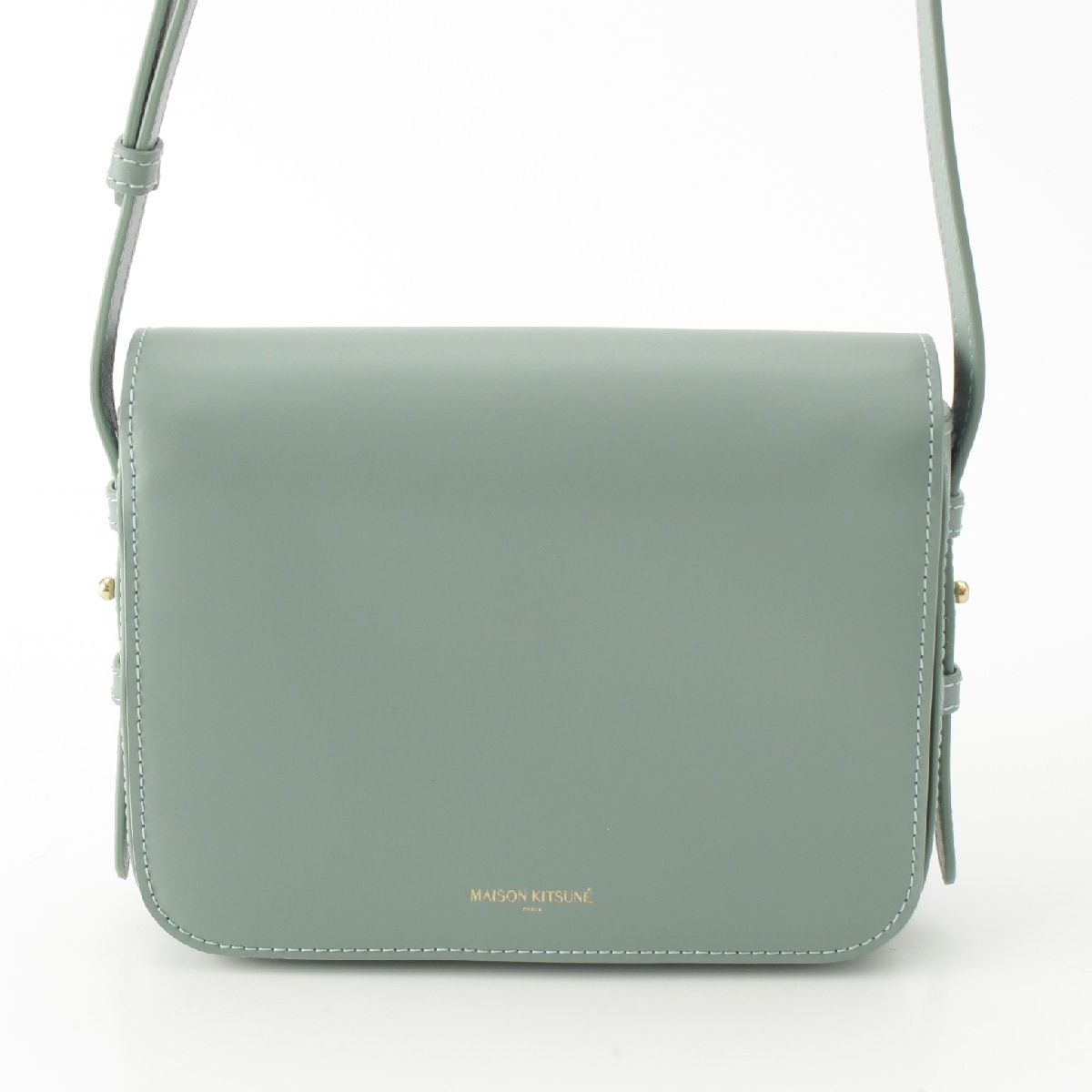 メゾンキツネ　ショルダーバック　グリーン MAISON KITSUNE メゾンキツネ トートバッグ 2WAY ショルダー