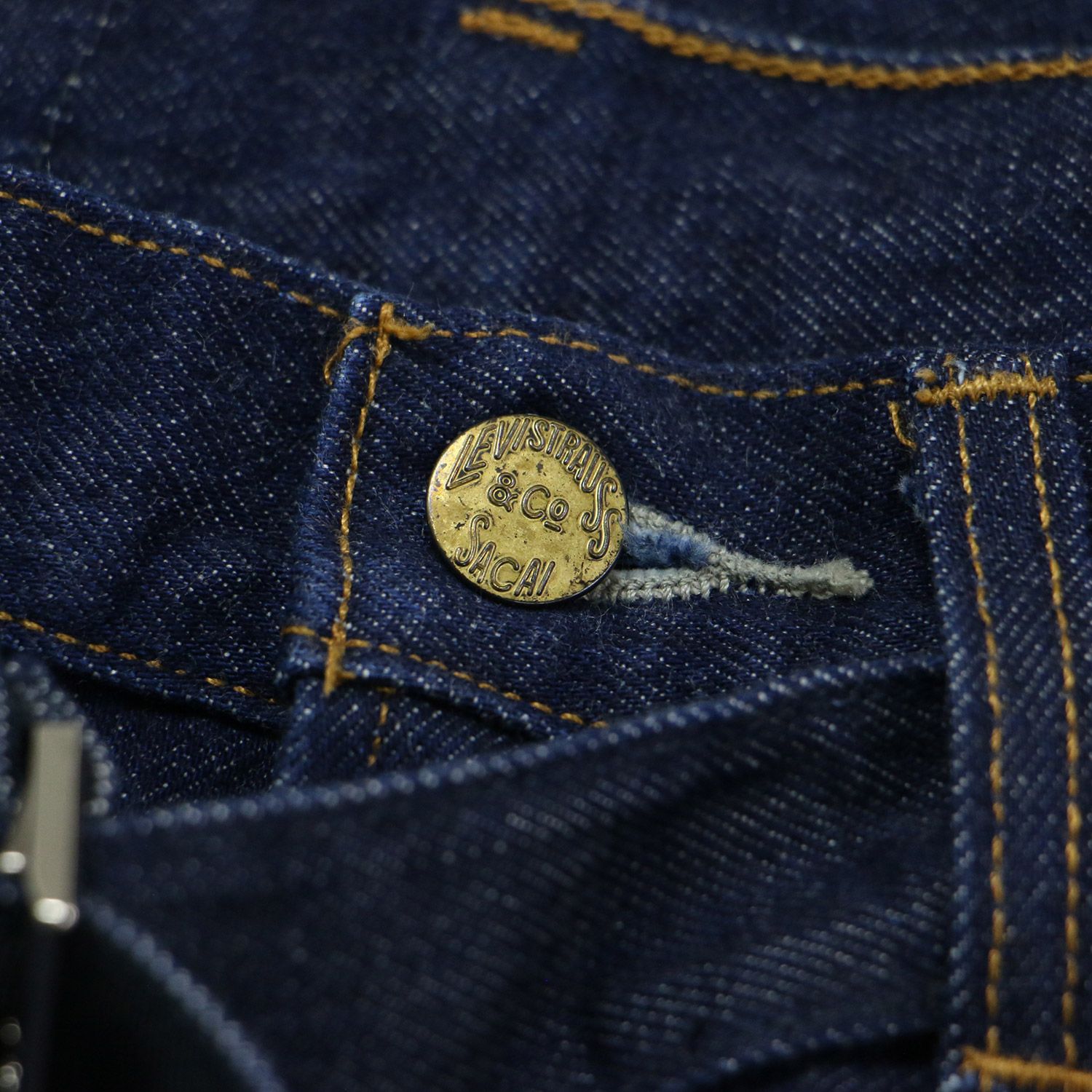 Sacai サカイ Levis パンツ インディゴ サイズ:00(XS) | 25春夏 ベルト  