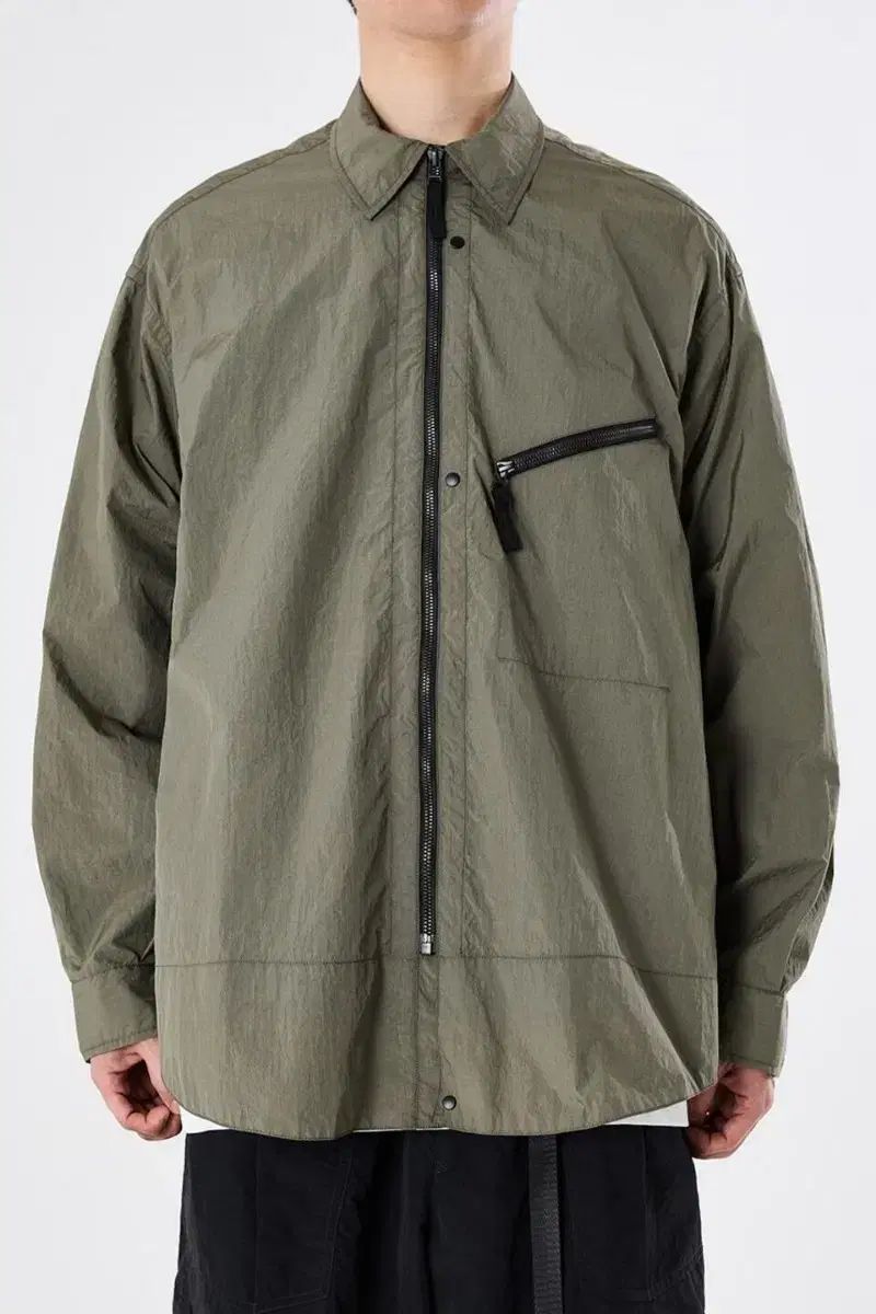 24ss moif ムイフ チラシ シャツ ジャケット ストーン リップストップ 3 サイズ