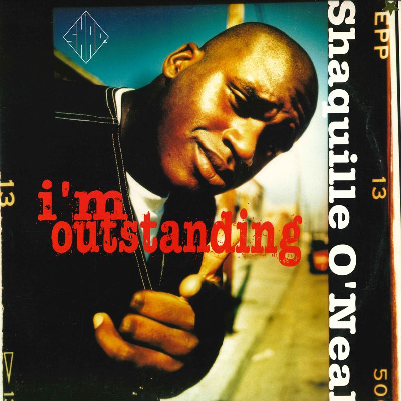 Shaquille O'Neal 2枚組　 デビューLP ・12インチシングル 米12” Shaquille Oneal Im Outstanding 01241422001 JIVE /00260