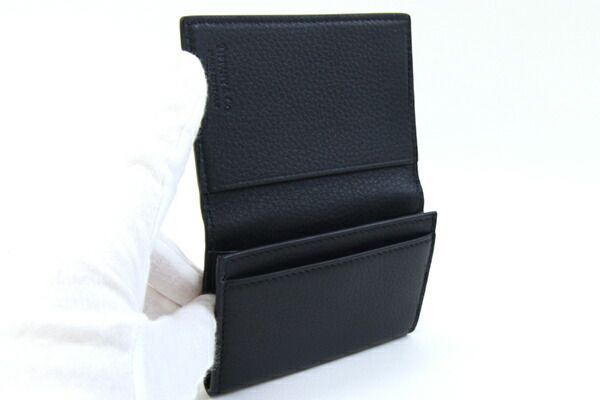 ティファニー 名刺入れ ブラック レザー 中古 ロゴ - メルカリ