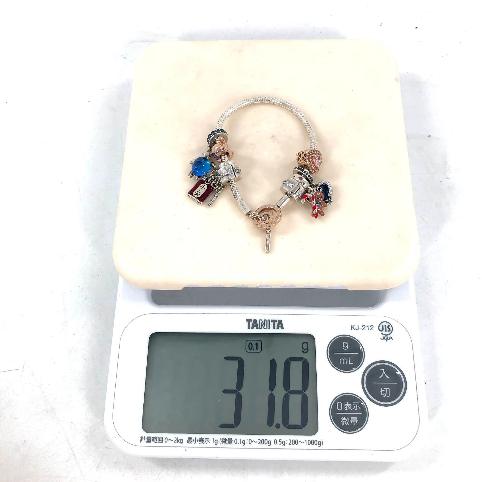 Pandora パンドラ レディース ブレスレット ラインストーン 刻印 S925 