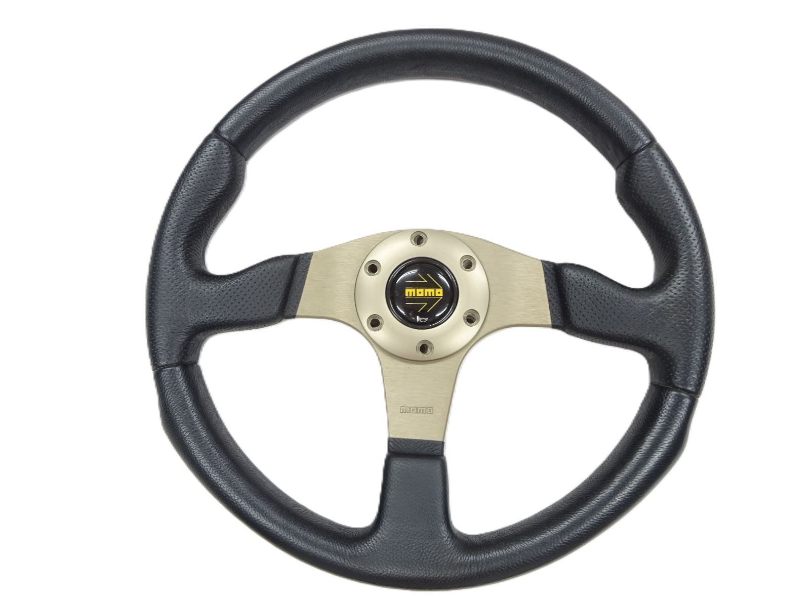 MOMO モモ ステアリング ハンドル TYP D35 KBA 70016 10-12 ブラック レザー