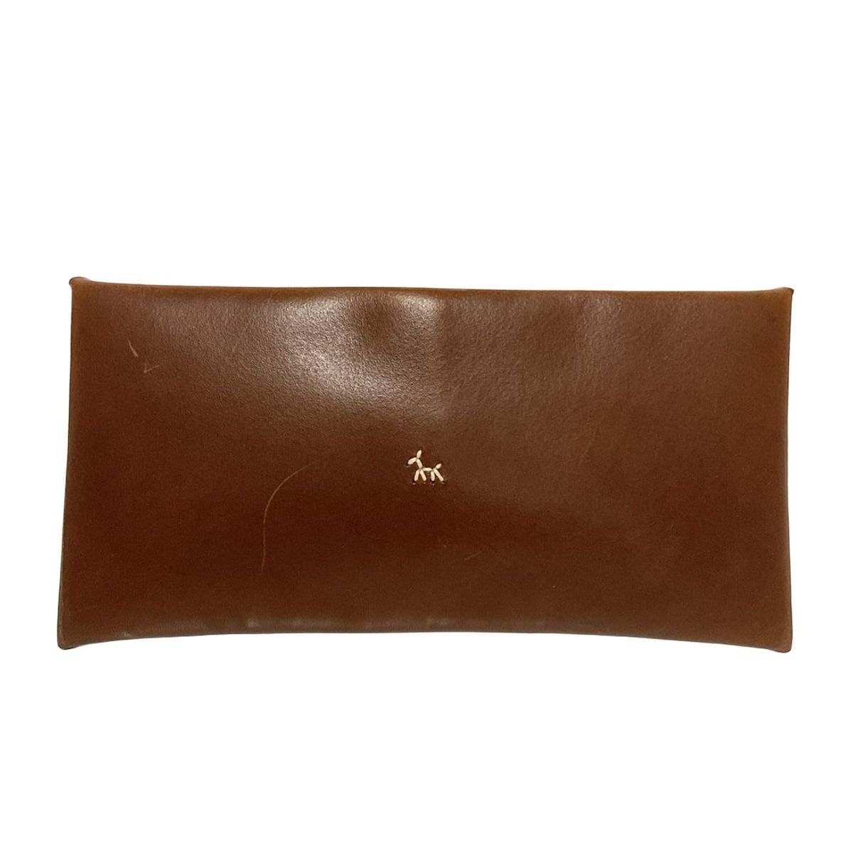 HENRY CUIR アンリークイール クラッチバッグ - ダークブラウン レザー DECORATOM_COM_BR