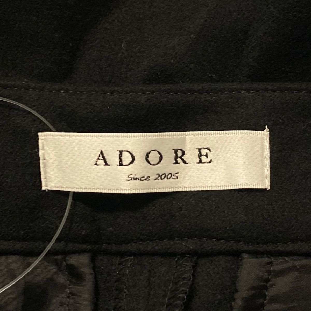 ADORE(アドーア) パンツ サイズ38 M レディース - 黒 クロップド(半端丈) - メルカリ