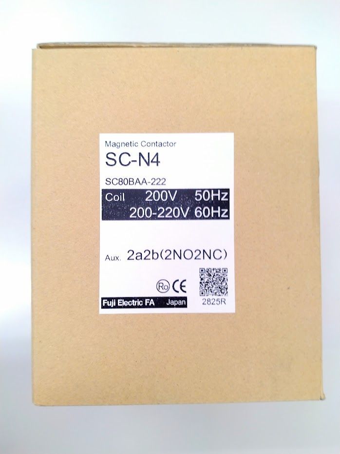 正規代理店購入 富士電機 電磁接触器 SC-N4 コイルAC200V 2A2B