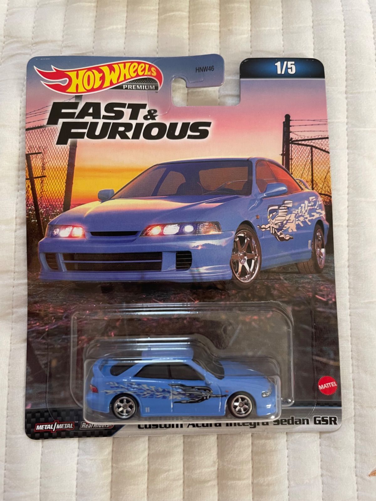 HOTWHEELS FAST&FURIOUS CUSTOM ACURA INTEGRA SEDAN GSR ホット
