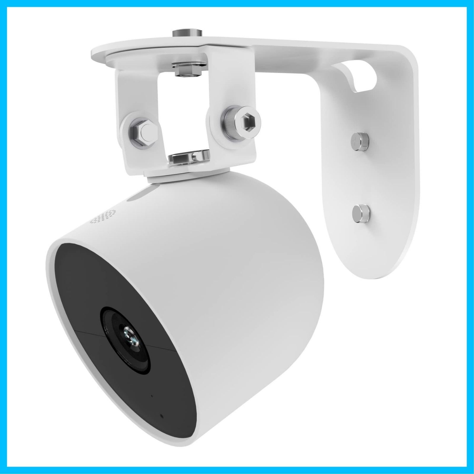 商品 Battery Outdoor 第2世代対応 Cam 落下防止 Nest Google より良い視野角を提供 メタルウォールマウント 1パック Zwolf