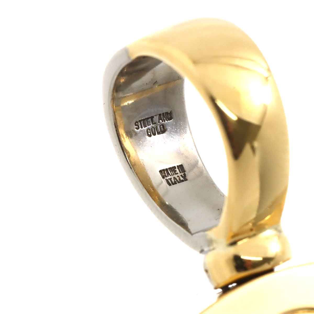 ブルガリ BVLGARI ダブル ロゴ ペンダント トップ オニキス