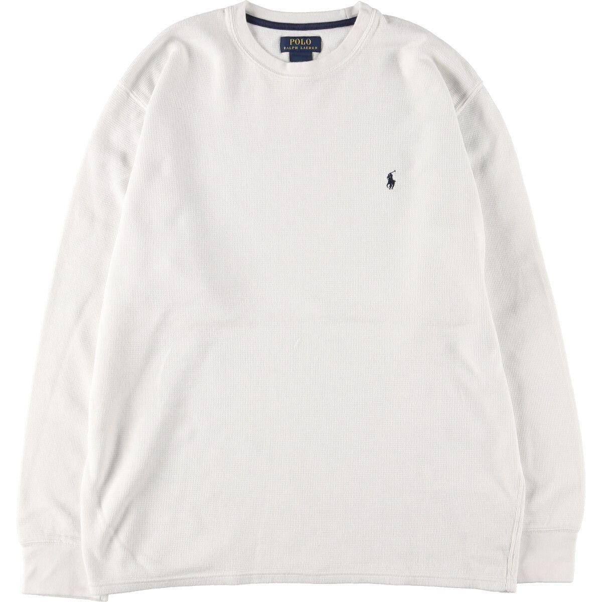 古着 ラルフローレン RALPH LAUREN POLO RALPH LAUREN サーマルロンT ワッフル メンズXXL/eaa453579