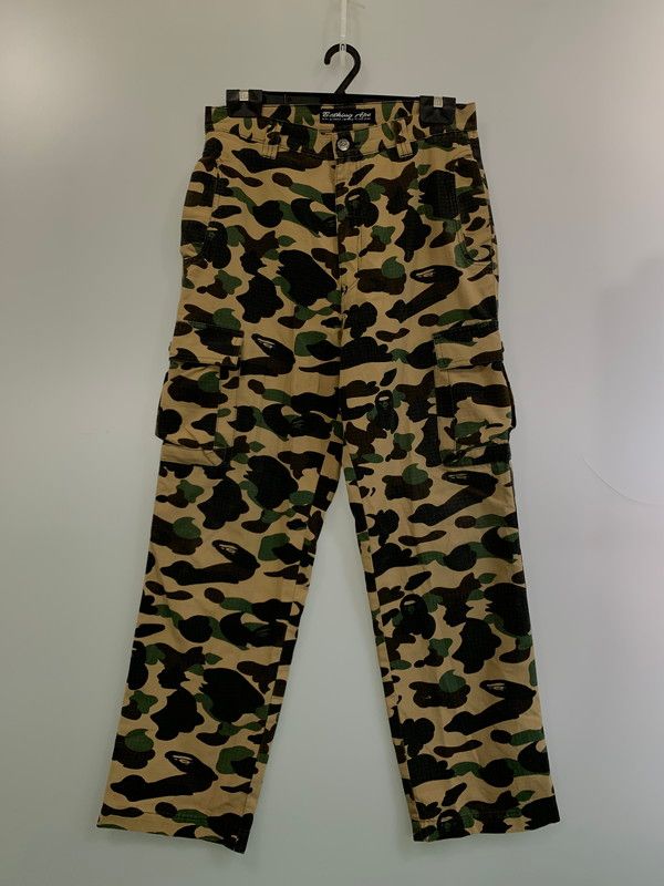 A BATHING APE アベイシングエイプ 1ST CAMO RIPSTOP CARGO PANTS ファースト カモ リップストップ カーゴパンツ ボトムス 153-250515-jt-04-min