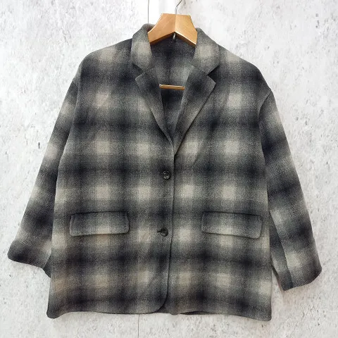 スピック＆スパン ウールミックスリバージャケット36 Spick & Span