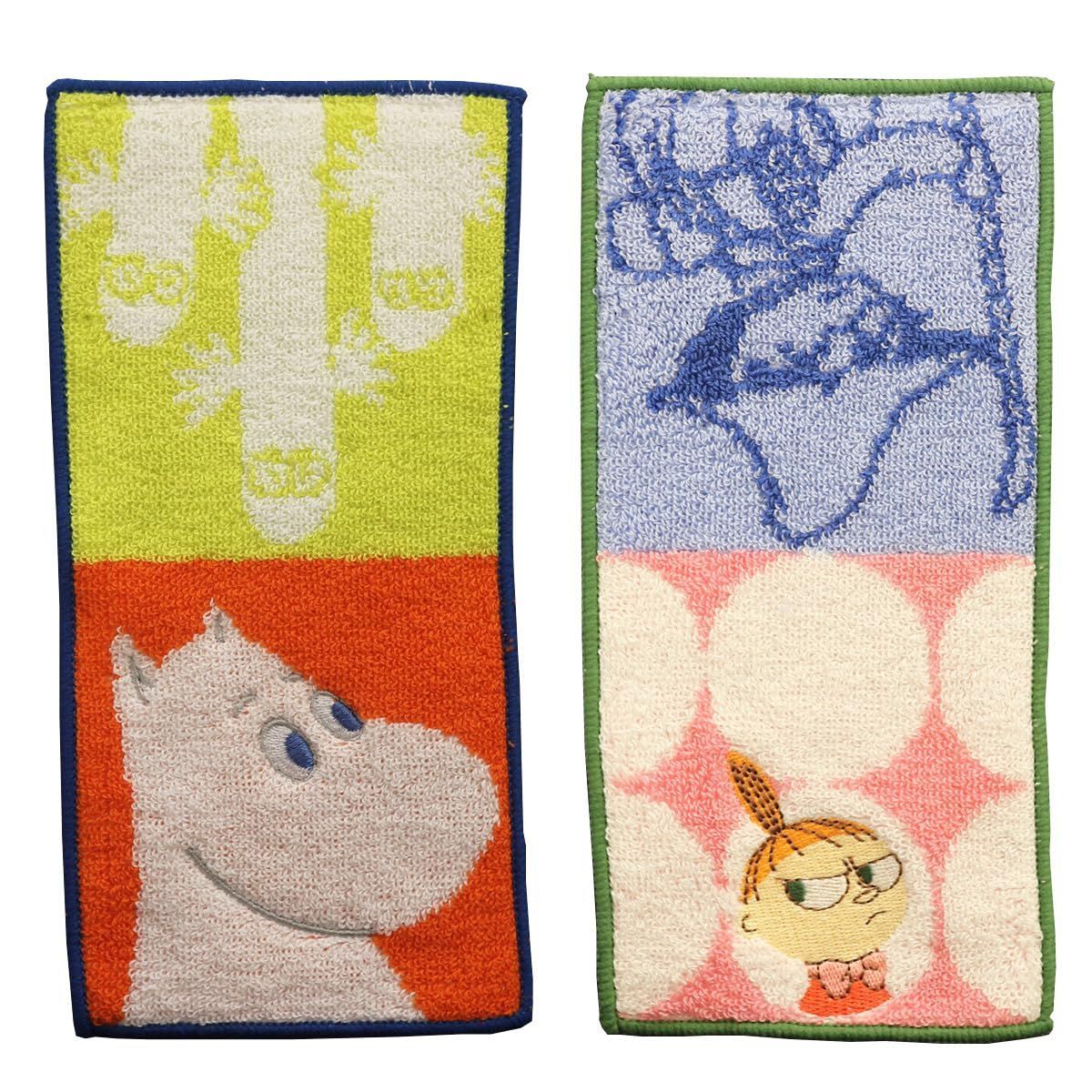 新品 丸眞 ハーフハンカチ ポケットタオル 2枚組 MOOMIN ムーミン