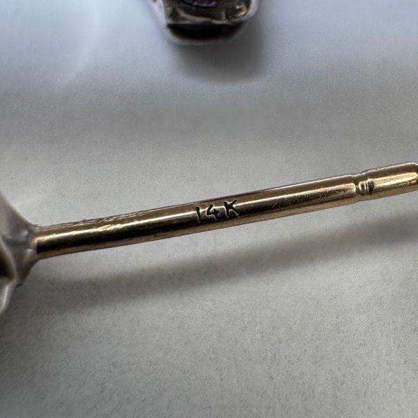 CHROME HEARTS クロスバンド フープ ピアス 
※キャッチ部分無し □ Chrome Hearts クロスバンド フープピアス□