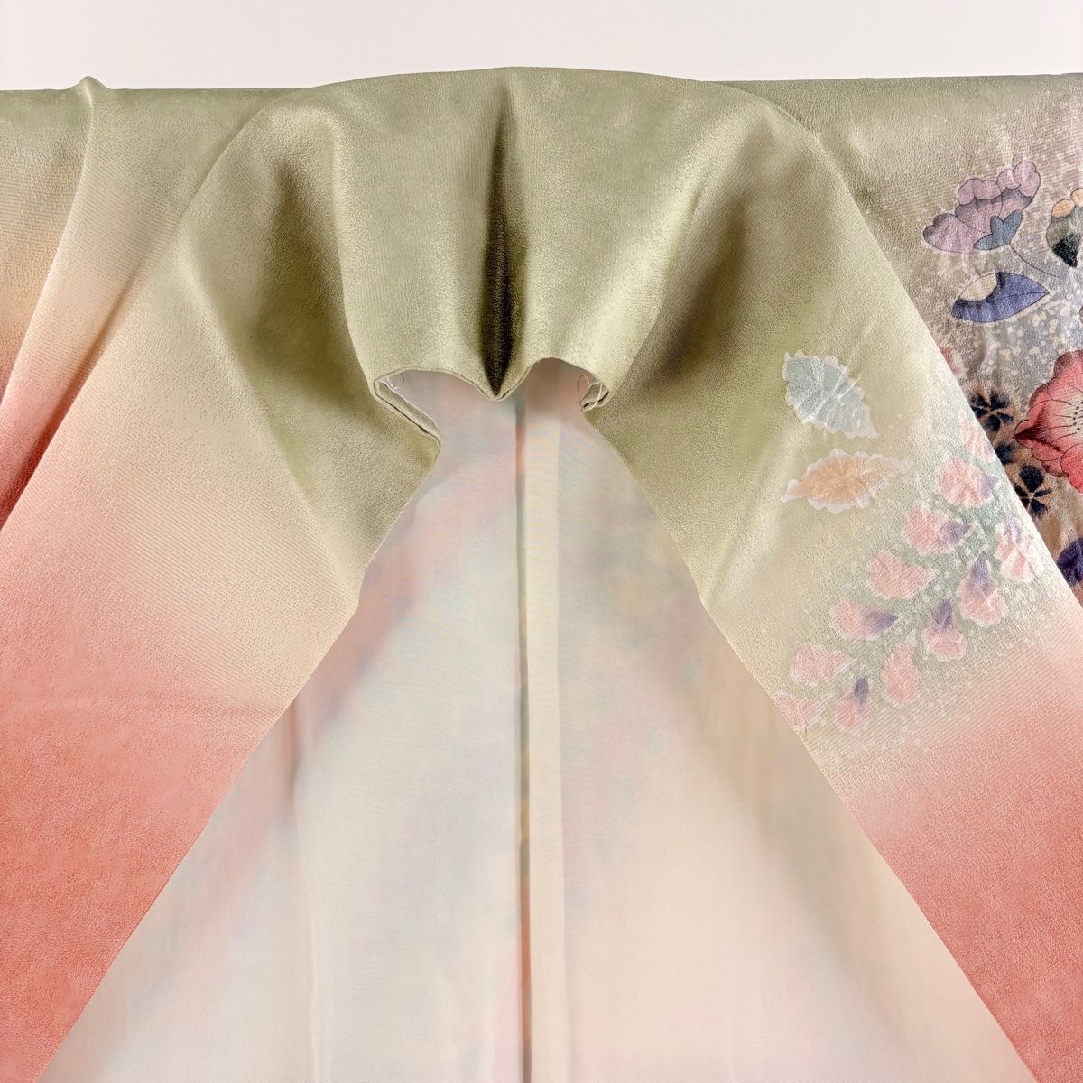 高級振袖　翠山工房　謹製 正絹　辻ヶ花　身丈160cm 暈し　No.tm1 豪華【辻が花絞り染】翠山工房正絹 振袖セット s760 | 着物 夢美月