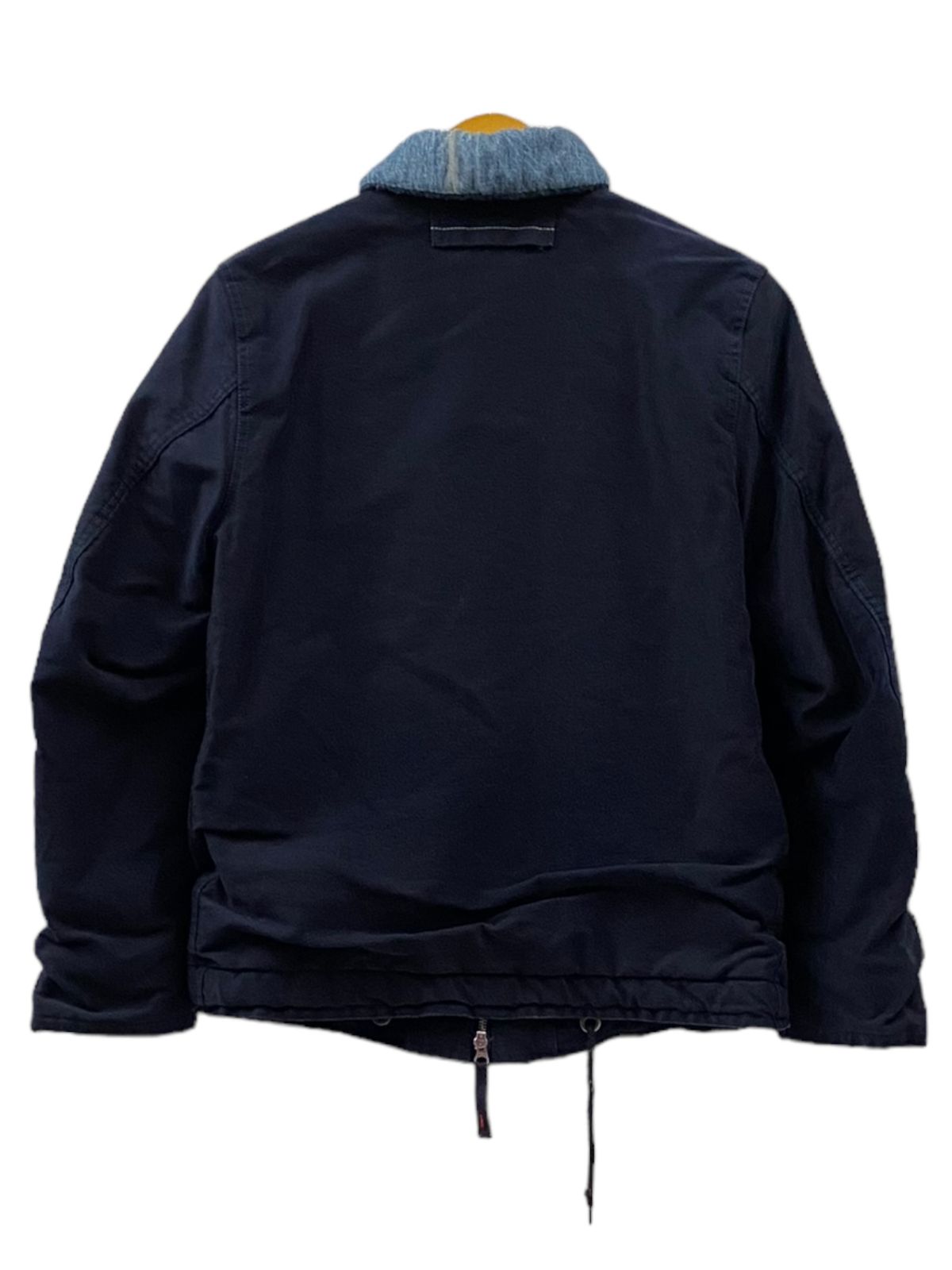 BLUE BLUE (ブルーブルー) N-1 デッキジャケット 裏地ボア 襟デニム